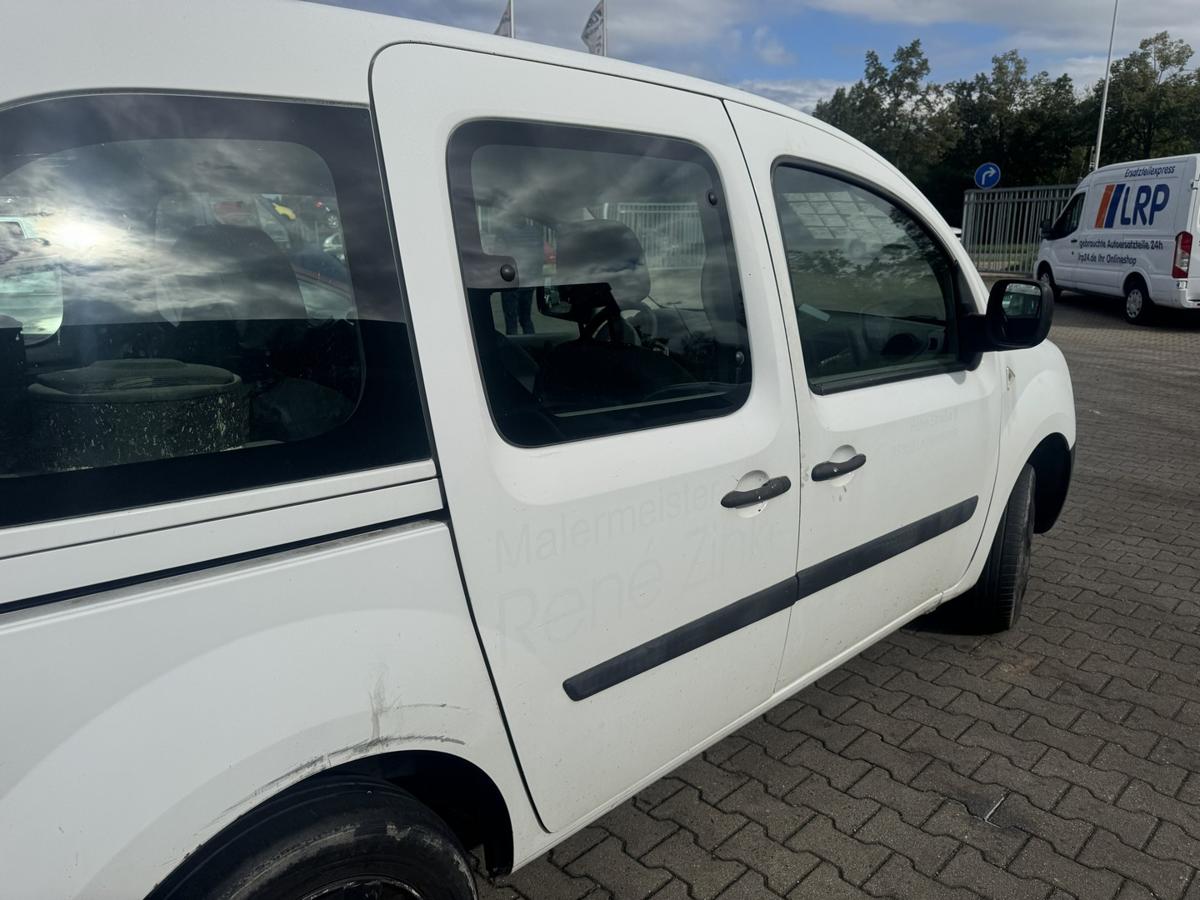 Renault Kangoo 2 original Schiebet&uuml;r rechts Wei&szlig; verglast Bj.2008